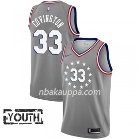 Philadelphia 76ers Robert Covington 33 2018-19 Nike City Edition Harmaa Pelipaidat Swingman - Lasten